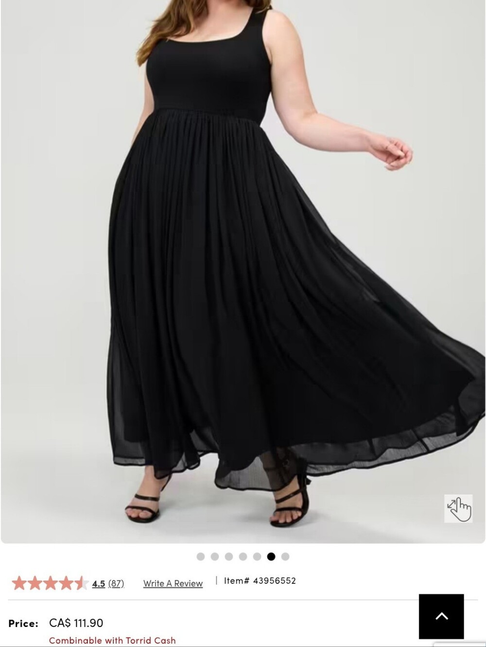 Black Maxi Skirt - Flowing A-Line Women's Skirt